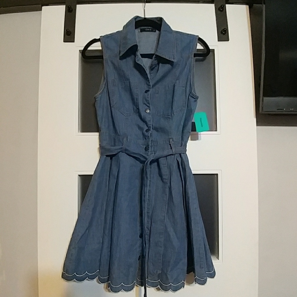 Denim Sleeveless Dress